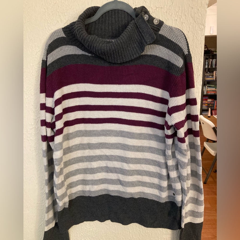 Eddie Bauer Striped Sweater Size XL